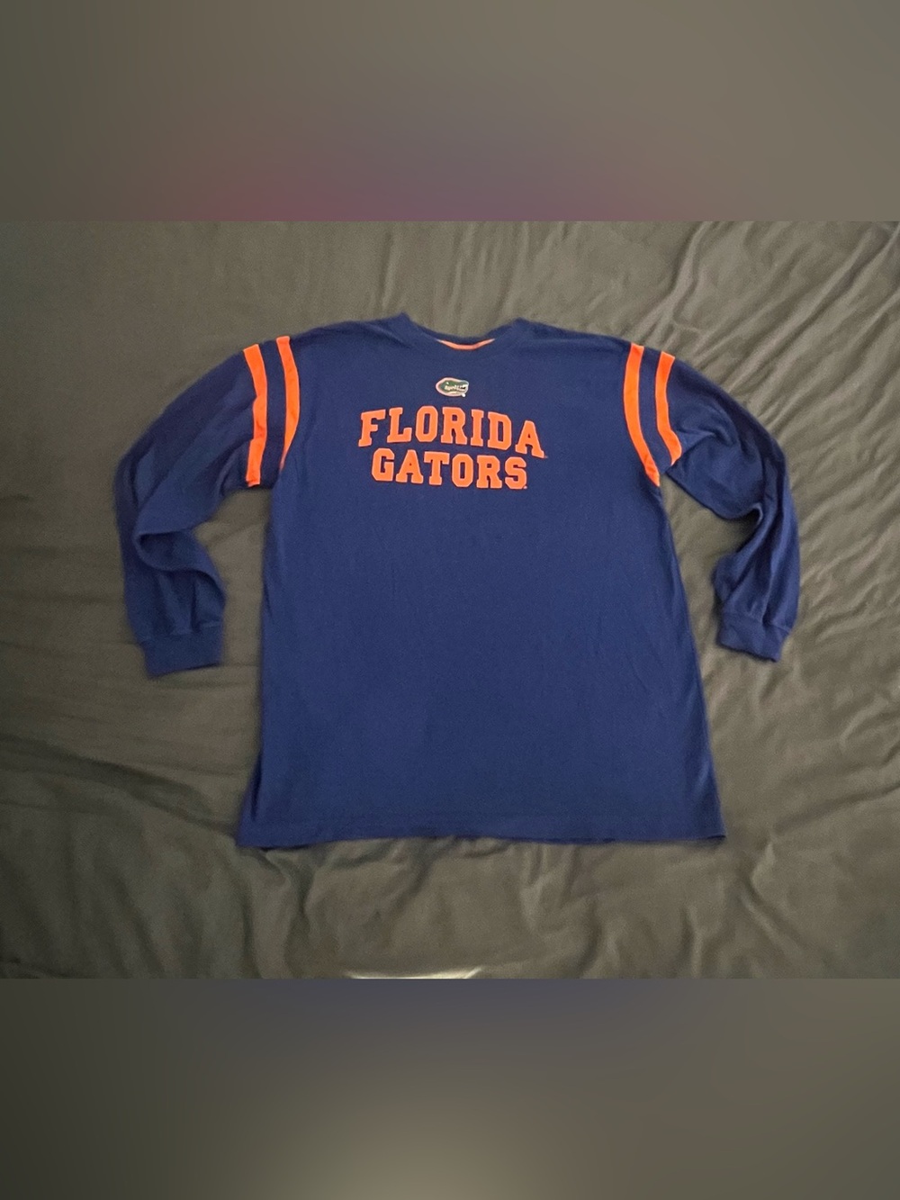 Florida Gators NCAA College Long-Sleeve Shirt - Blue/Orange